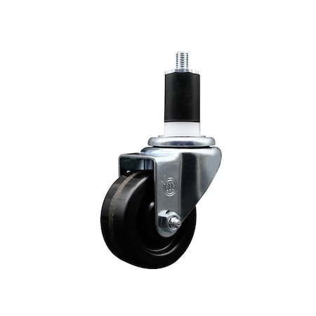 Service Caster 3'' Phenolic Wheel Swivel 1-1/2'' Expanding Stem Caster SCC-EX20S314-PHS-112